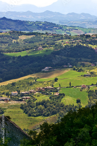 Fototapeta Naklejka Na Ścianę i Meble -  Mountain view San Marino