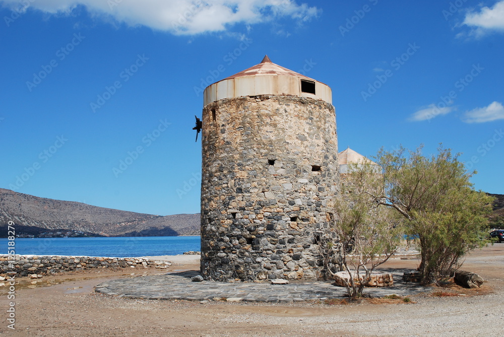 Griechenland - Kreta - alte Mühle bei Elounda