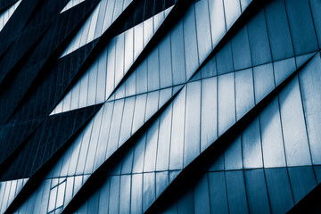 Close-Up Of Modern Office Buildings,Shanghai,China.
