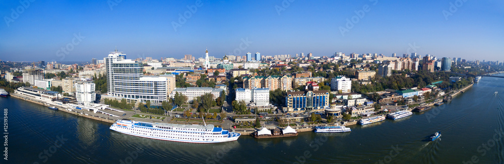 Embankment of Rostov-on-Don. Panorama. Russia
