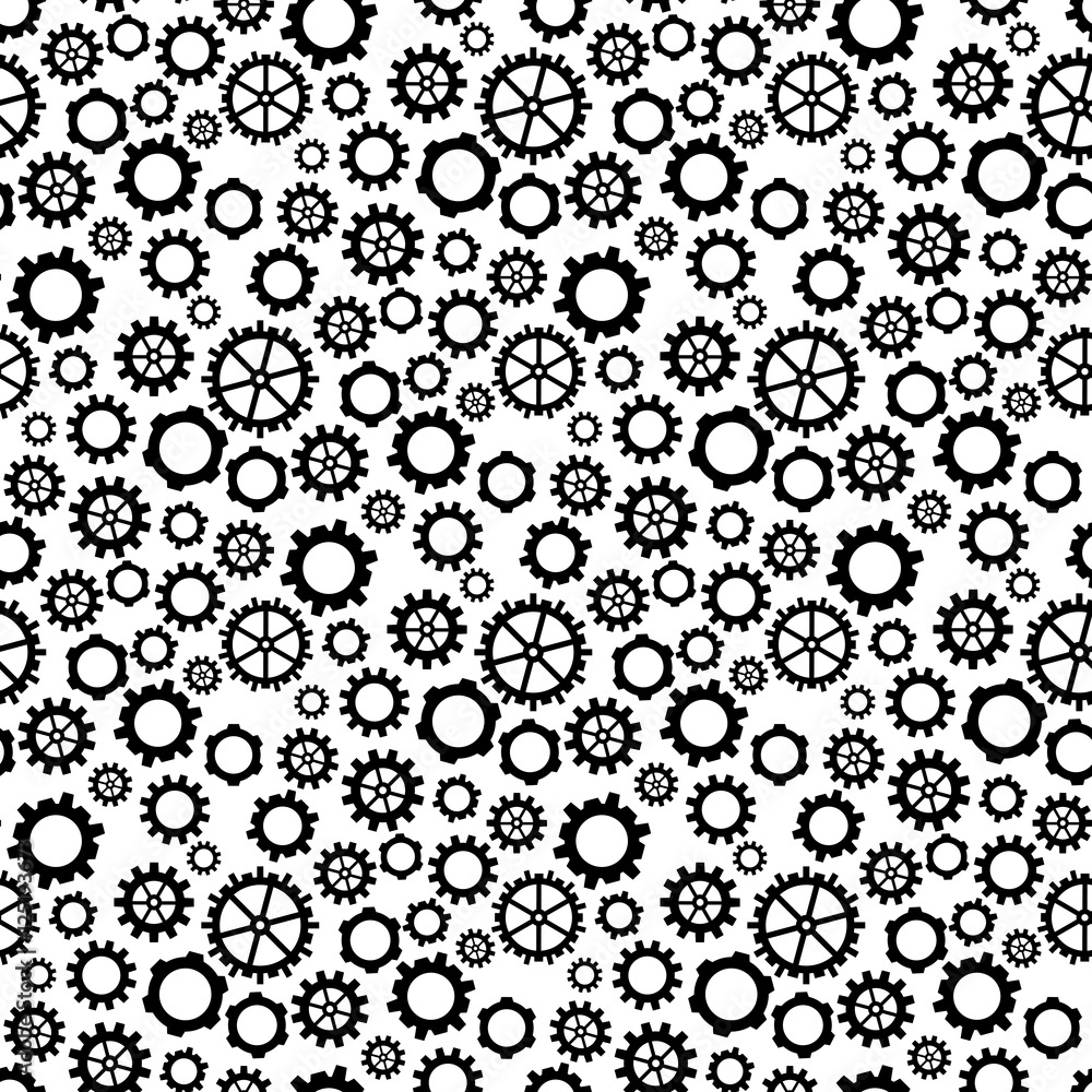 Abstract geometric gear black and white graphic design cog wheel pattern Abstract geometric gear black and white graphic design cog wheel pattern