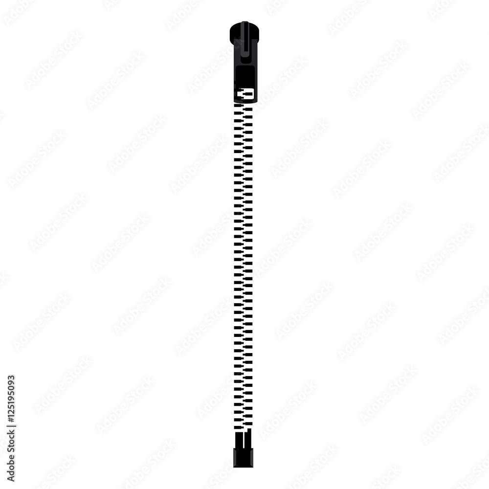 Zipper vector icon Zipper vector icon