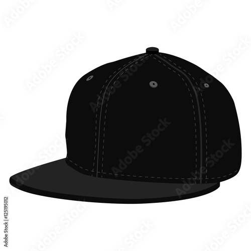 Black baseball cap
