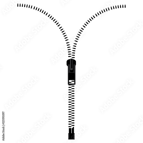 Zipper vector icon