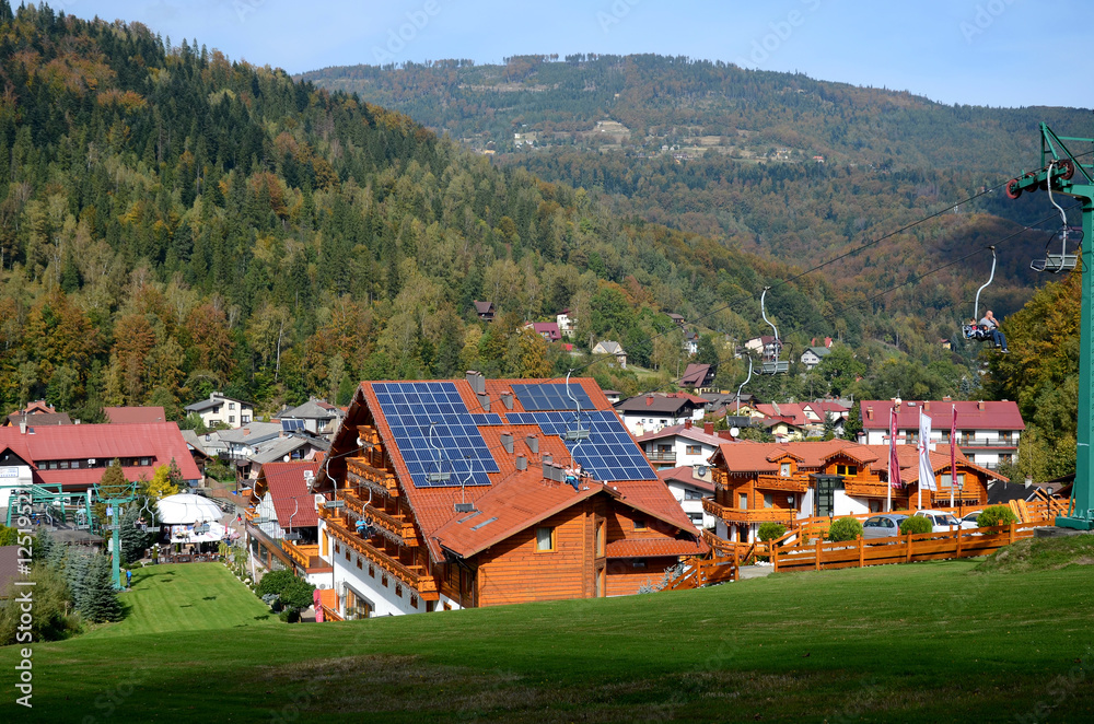 Szczyrk in Poland (Beskidy Mountains)