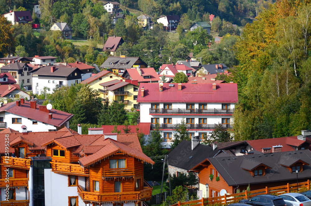 Szczyrk in Poland (Beskidy Mountains)