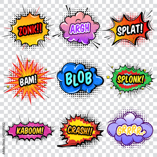 Comic Noise Effects Set