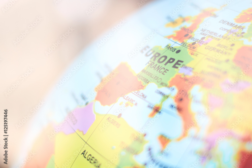 Naklejka premium Europe map background