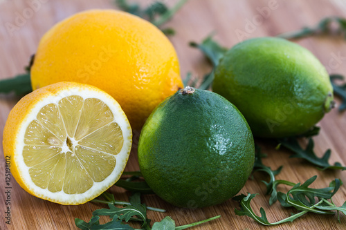 Lime citrus fruits