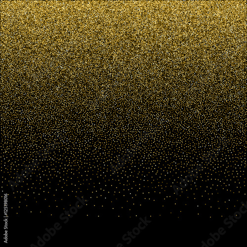Gold glitter texture vector.