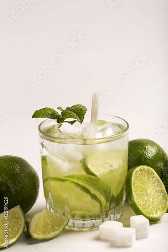 Caipirinha - brazilian's national cocktail made with cachaca, sugar