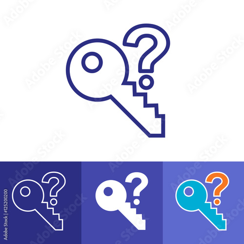Password Hint Icon with Question Mark