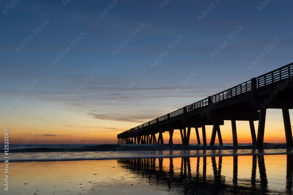 Fishing Pier in the Morning Fishing Pier in the Morning