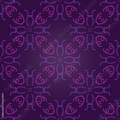 Seamless pattern with abstr...