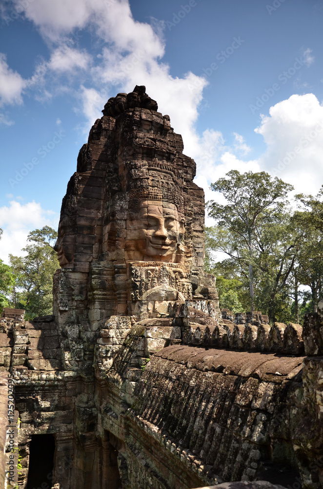 Fototapeta premium Bayon Temple At Angkor Wat, Cambodia