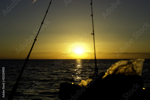 tramonto di pesca