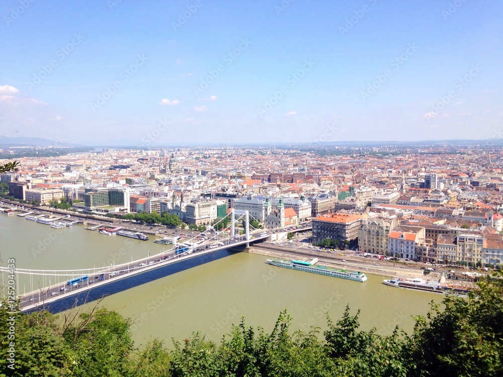 Lanscape view of Budapest, Hungary