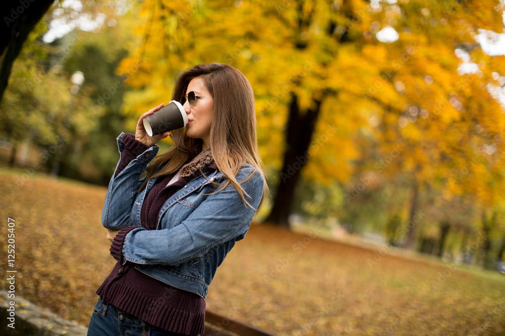 Woman with coffee