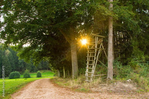 Sonnenuntergang im Bayerischen Wald