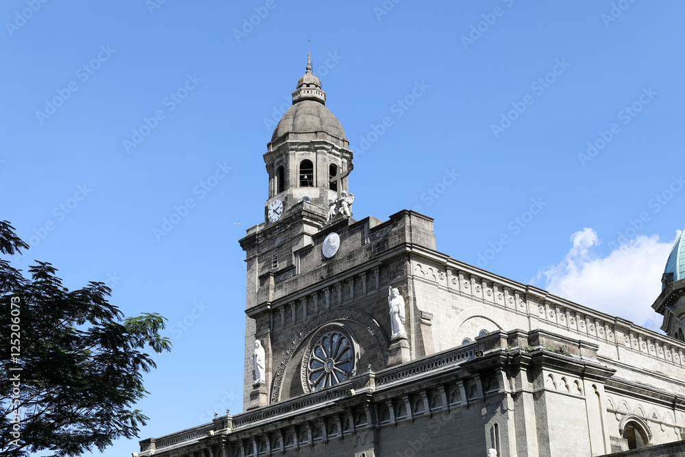 Manila Cathedral in Intramuros, Philippines