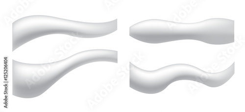 Vector icon White moisturizer and collagen Foam Cream Mousse Soap Lotion