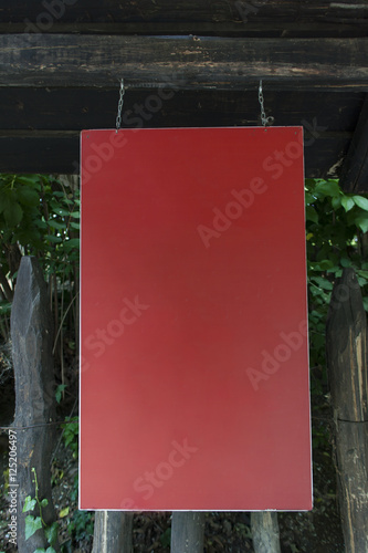 Empty signboard
