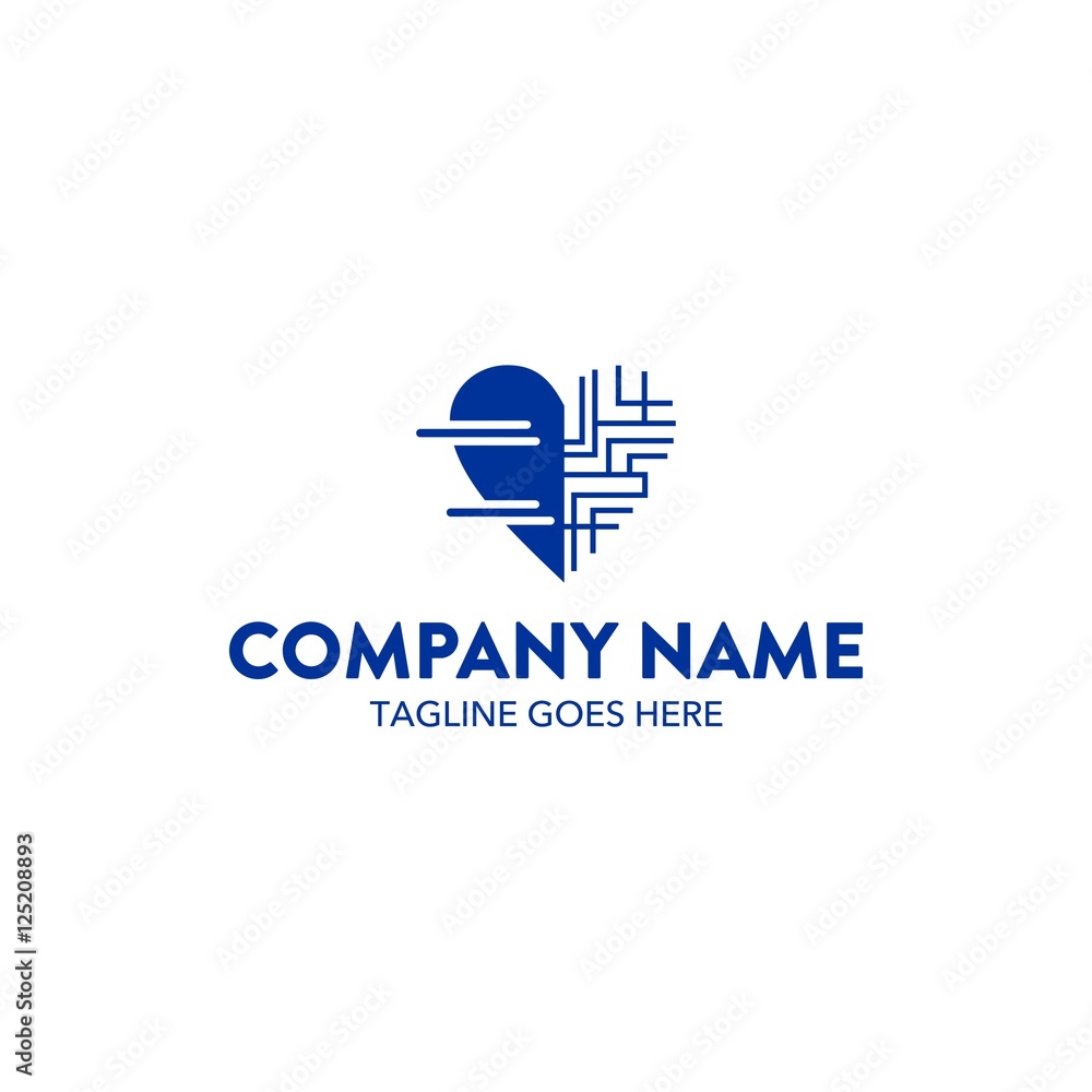 Technology Logo Template Technology Logo Template