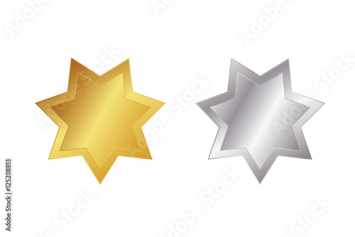 Goldener und silberner Stern