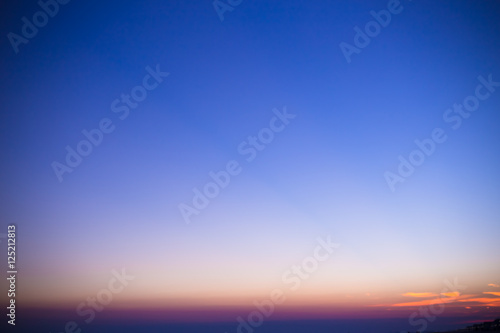 beautiful colorful gradient sunset sky © littleny
