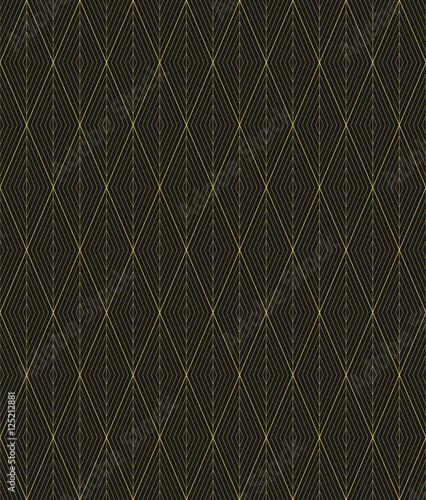 Vector seamless pattern. Modern stylish texture.  Monochrome lin