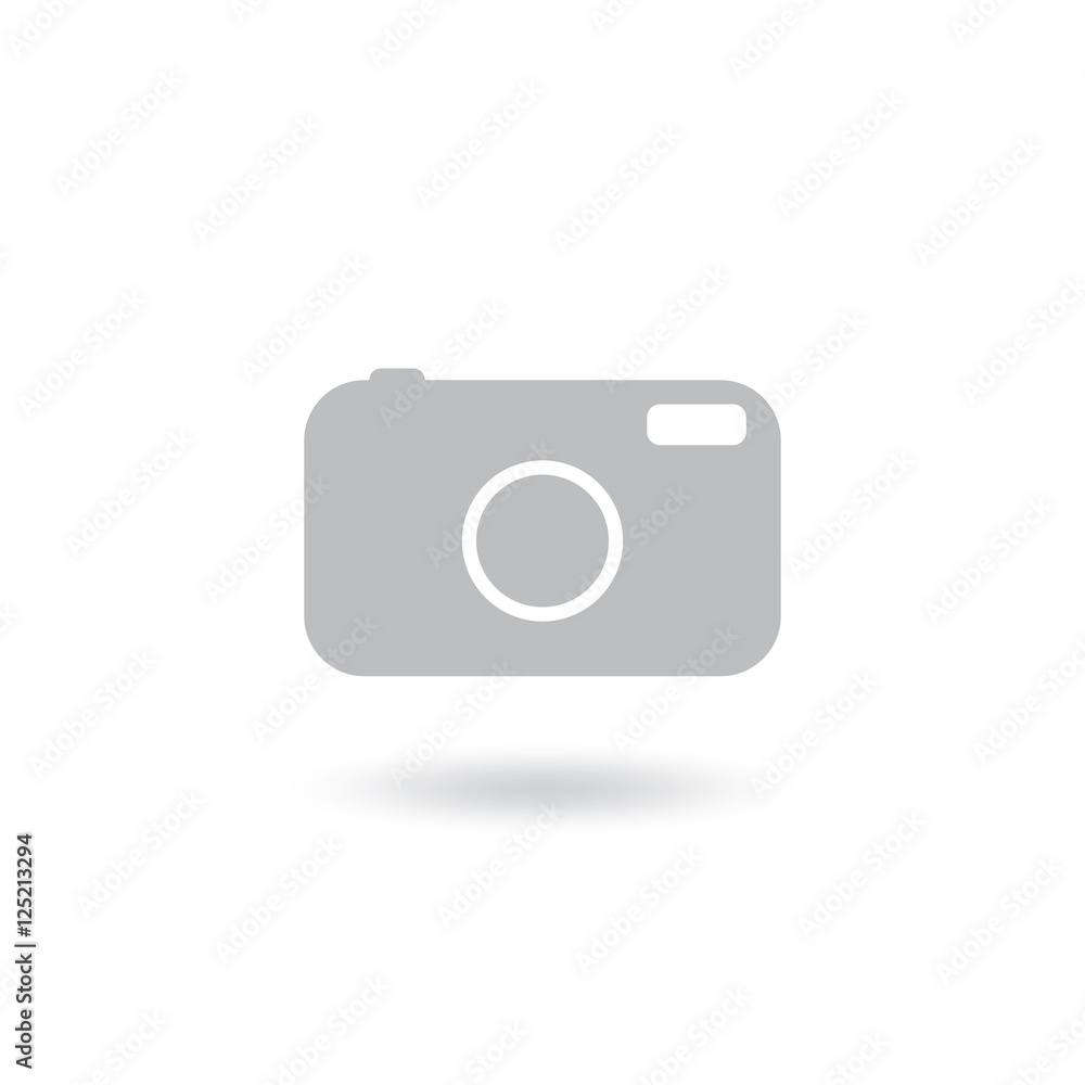 Camera icon vector isolated on white background Camera icon vector isolated on white background