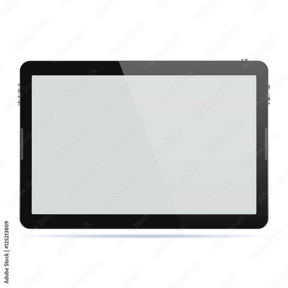 Tablet computer isolated. Vector illustration. Tablet computer isolated. Vector illustration.