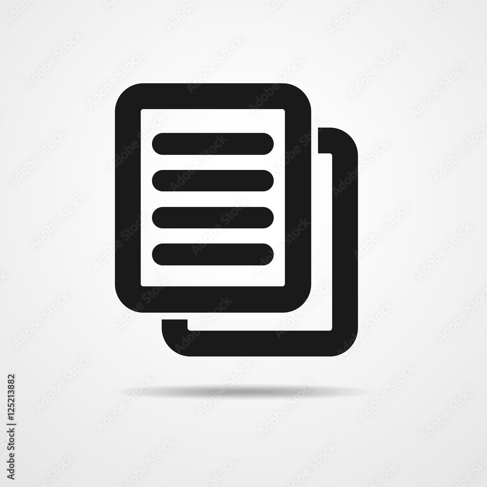 File icon. Vector illustration. File icon. Vector illustration.