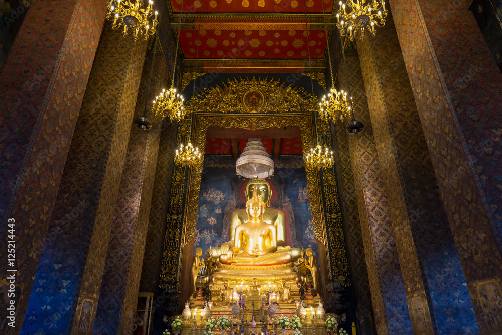 Principle Buddha image in a temple .Buddhism temple,Thailand Principle Buddha image in a temple .Buddhism temple,Thailand