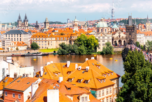 Cityscape view on the old town of Prague in Czech Republic