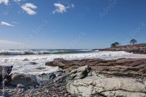 Breaking waves at Sachuest Point