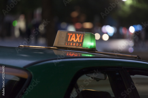 Taxi car, Lisbon - selective focus © Freelancer