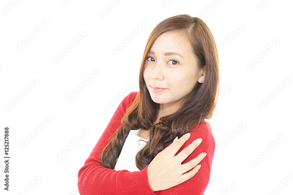 微笑む女性 微笑む女性