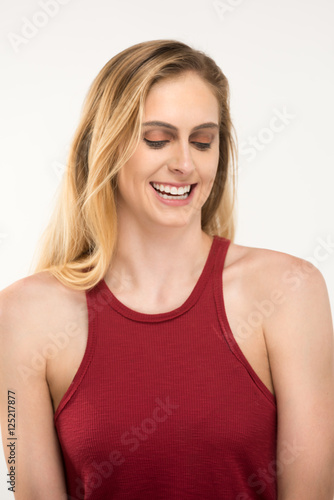 Blonde Woman Smiling © terryleewhite