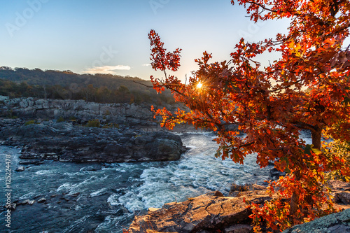 Fall Morning at Potomac River photo