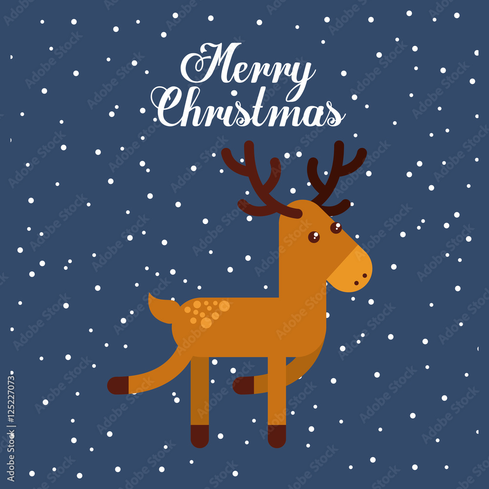 happy merry christmas character vector illustration design happy merry christmas character vector illustration design