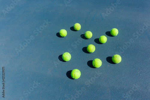 Tennis Balls Court