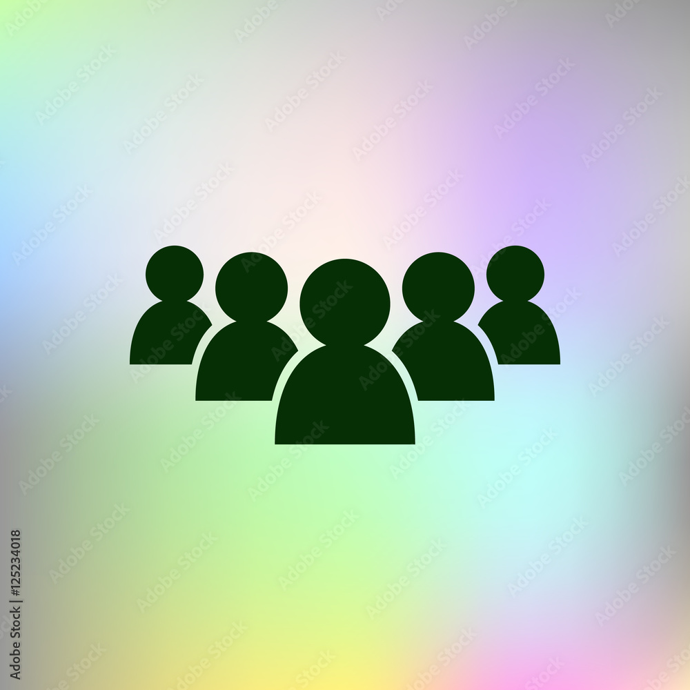 Add new user account flat icon for apps Add new user account flat icon for apps