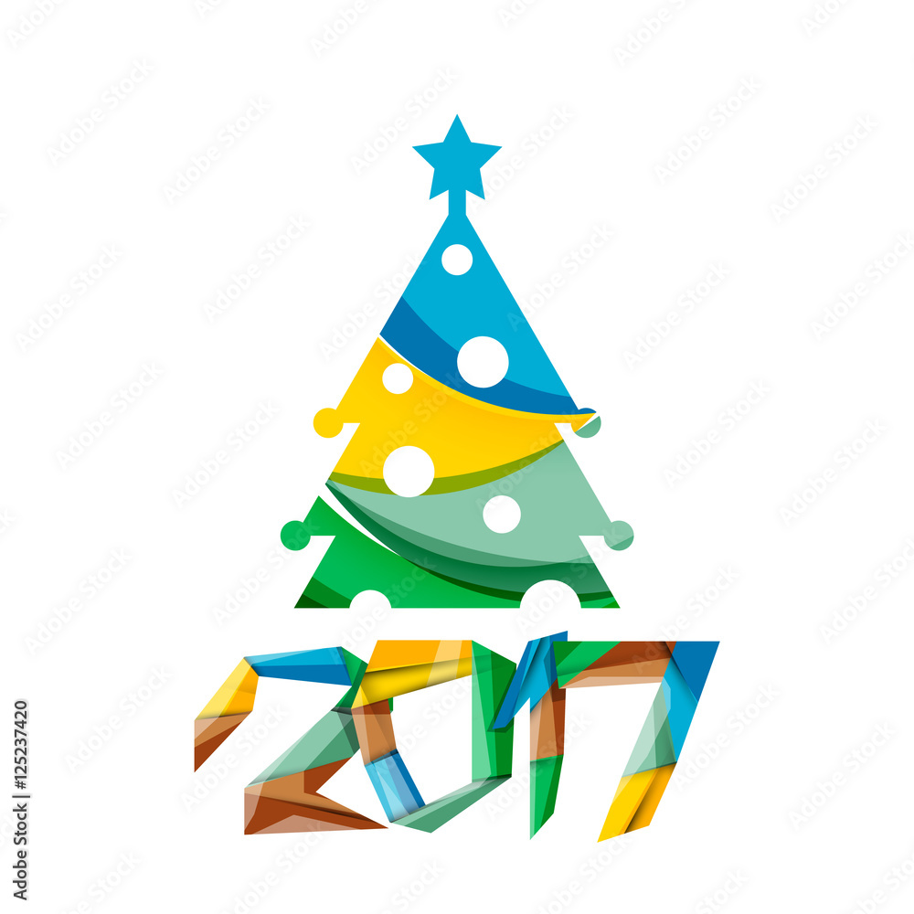 New Year and Christmas holiday elements New Year and Christmas holiday elements