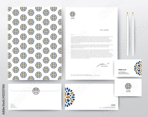 Corporate Identity Template, Modern Vector illustration