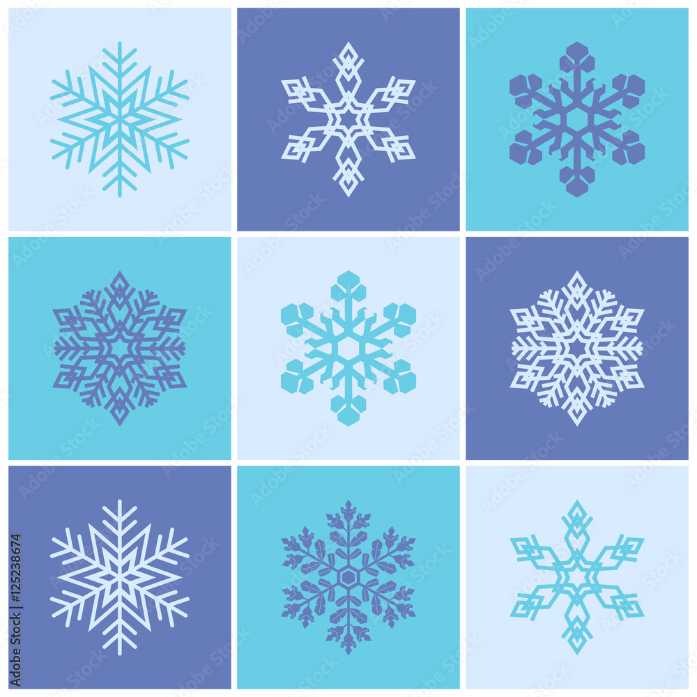 Christmas stars pattern