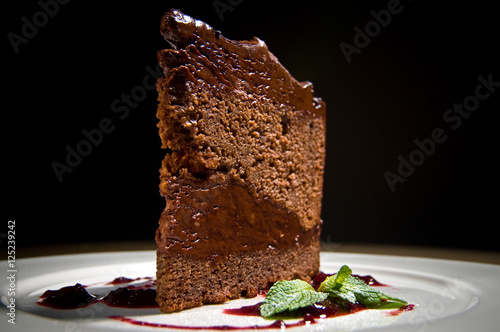 sweet chocolate cake