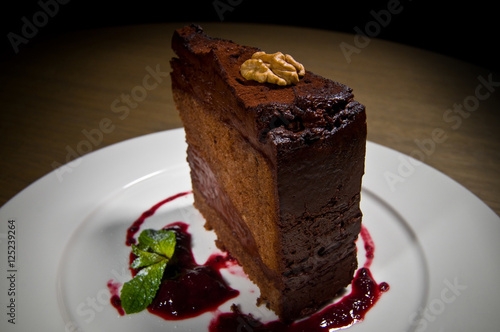 sweet chocolate cake