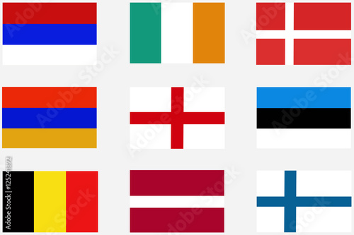 Euro flag national