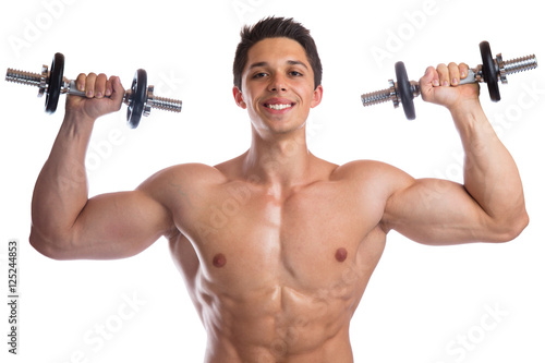 Bodybuilder Bodybuilding Muskeln Body Building Training Schulter